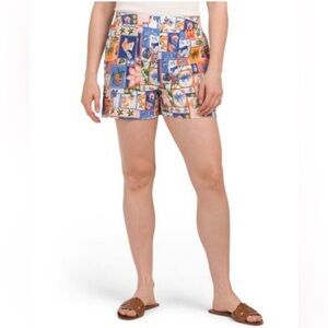 C&C California High Waist linen Shorts size small